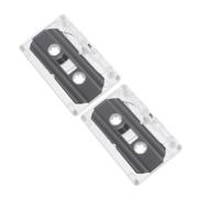 GALPADA 2 Pezzi 30 Musicassetta Ricarica Del Nastro Registrazione Nastri Tempo Registrabile Documentazione Ricariche Sostituzione Cassette Magnetico Audiocassetta Trasparente Plastica