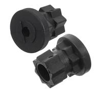 GALPADA 2 Pezzi Adattatore per Binario per Kayak, Base di Montaggio in Plastica per Action Camera, Supporto di Navigazione, Nero, per Kayak e Barca, Accessorio per Canoa