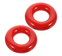 GALPADA 2 Pezzi Anelli Ponderati per Swing da Ferro Accessori Pratici per Allenamento Golfisti Migliora e Stabilità del Colpo Adatti Principianti e Junior Rosso