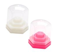 GALPADA 2 pezzi Box Punte per Unghie con Organizer Trasparente per Manicure Supporto Resistente per Testine Smerigliatrici per Salone e Domestico