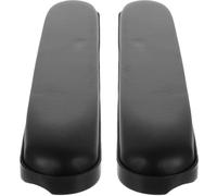 GALPADA 2 Pezzi Cuscinetti Bracciolo per Sedia a Rotelle in Pvc e Spugna Nero Fondo Antiscivolo e Facile Montaggio Accessori del Paziente