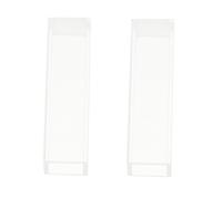 GALPADA 2 pezzi Cuvette da Laboratorio in Vetro Percorso Ottico Trasparente per Spettrofotometria Chimica e Farmaceutica Uso Analisi Campioni