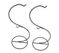 GALPADA 2 pezzi Espositore in S per Bottiglie Vetro e Piante Sospese da Supporto Stabile per e Fioriere da Parete per Balcone e Decorazioni Interne