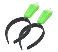GALPADA 2 Pezzi Fascia Leggera in Polietilene Accessorio a Forma di Gelato Verde e Originale per Chioma per Feste Hawaiane e Attività Quotidiane