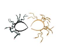 GALPADA 2 Pezzi Fascia per Chioma Medusa Flessibile in Plastica e Vinile, Design Confortevole e Dettagli Intricati per Spettacoli Teatrali Storici e Feste di Halloween