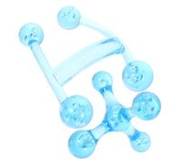 GALPADA 2 pezzi Massaggiatore Manuale per Spalle e Schiena Mini Massaggiatore Nodi con Superficie Liscia per Rilassamento Muscolare e Stimolazione dei Punti Trigger per Uso Domestico