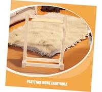 GALPADA 2 pezzi Mini Appendiabiti per Casa delle Bambole in Legno Resistente Facile da Montare e Versatile per Abiti di Diverse Dimensioni per Esposizione Ordinata e Ottimizzazione dello