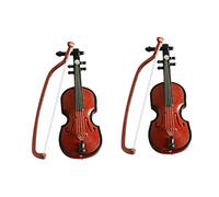 GALPADA 2 pezzi Mini strumenti musicali in simulazione decorazioni natalizie e giochi educativi per modelli per casa e regali creativi 2 pezzi