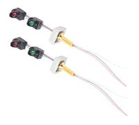 GALPADA 2 pezzi Modello Segnale Semaforico Miniatura per Tavolo Sabbia Materiale Edilizio per Diorama Ferroviario con Controllo Luminosità e Tempi Precisi