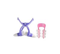 GALPADA 2 pezzi Nasali in Silicone e Clip Correttive per Modellare Sollevare e Raddrizzare Naso Strumenti Estetici Resistenti e Non Invasivi per