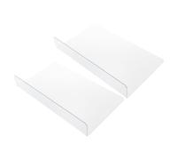 GALPADA 2 Pezzi Paraspruzzi per da Bagno PVC Trasparente Protezione Antispruzzi per Facile Installazione Adatto per Bagno