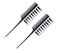 GALPADA 2 pezzi Pettine per Taglio con Denti Mobili Pettini per Parrucchiere Casa e Salone per Colorazione e Styling