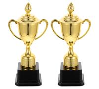 GALPADA 2 Pezzi Piccolo Premio Creativo in Plastica Oro per Studenti | Design Creativo e Bello, Rappresenta L’onore, Adatto a Varie Occasioni e Momenti di Gioco