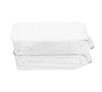 GALPADA 2 Pezzi Porta Uova per Frigorifero in Plastico Grande Capacità, Design a Cassetto Semplice e Durevole, per Cucina e Porta Laterale del Frigo