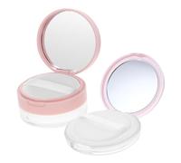 GALPADA 2 Pezzi Scatola Per Polvere Libera e Scatola Per Piumino Da Viaggio Con Specchio Per Conservare Trucco in Polvere Adatto Per Borotalco e Polvere