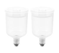 GALPADA 2 Pezzi Set Aerografo Smontabile Tazze Pigmento Plastica Rimovibili | Contenitore per Vernice Spray, Accessorio per Aerografo, Uso Industriale e Artistico, Pulizia Facile