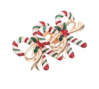 GALPADA 2 Pezzi Spille Natalizie in Lega Design Cartoon a Smalto per Maglioncino Donna, Accessori di Natale Unici per Serate e Appuntamenti