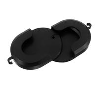 GALPADA 2 Pezzi Staffa a Gancio per Telecamera Wireless e Pet Camera, Materiale Plastico Nero, Installazione senza Trapano, Resistente e Sicura per Uso Interno e Monitoraggio