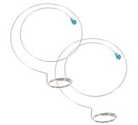 GALPADA 2 Pezzi Supporto Regolabile per Lente d Ingrandimento da Testa in Acciaio Resistente con Montatura per Riparazione Orologi Mani Libere Colore Casuale Colore Casuale