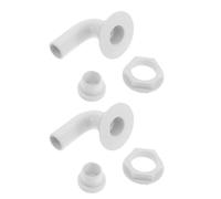 GALPADA 2 Pezzi Tappi per Scarico in Plastica per Freezer e Frigoriferi Tappi Filettati per Scarico di Congelatori Pozzetto Sigillanti Antiperdita Compatibili con Diversi Modelli