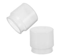 GALPADA 2 Pezzi Tappo di Tenuta in Silicone Bianco Riutilizzabile | Acqua in Bottiglia e Dispenser, Uso Viaggio ed Emergenza, Copertura Igienica per Hiker e Operai