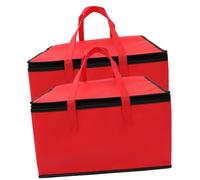 GALPADA 2 pezzi Termica Portavivande con Manico Capacità e Materiale Resistente per Freddi e Caldi per Picnic Scuola e Colore Rosso