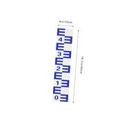 GALPADA 2 pezzi Water Level Gauge Sticker Reflective Corrosion-resistant Self-adhesive Ruler For Pools Ponds Lakes And Easy-to-read Measurement