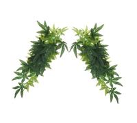 GALPADA 2 Piante Artificiali per Rettili da Appendere Decorazione per Terrari con Funzione Arrampicata e Supporto Comportamentale per Lucertole e Design per Habitat Reptile