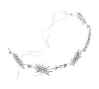 GALPADA 2 Pz Accessori per da sposa cinture occidentali per le donne cinture d'argento per abito da donna fascia lombare cinturone accessorio da sposa cintura a catena Lega di zinco