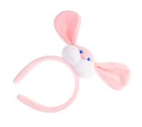 GALPADA 2 Pz Fascia Di Coniglio Fasce Per Animali Fascia Decorativa a Forma Di Coniglio Fascia Per Bambola Coniglietto Orecchie Di Coniglio Coniglietto Imbottito Tessuto Rosa
