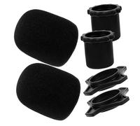 GALPADA 2 set Coprimicrofono in Protettivi Antivento e Antirumore per Microfoni Dinamici e Condensatore Leggeri e Resistenti per Ktv Conferenze Palco