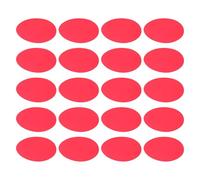 GALPADA 20 Filtri Gel Autoadesivi per Illuminazione a Led, Pellicole Colorate Traslucide Rosse Diametro 44mm, Pellicole Filtro per Faretti e Lampade, Compatibili per Uso Domestico