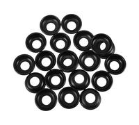 GALPADA 20 Pezzi ASSE della Bicicletta Rondella in Ferro Nero per Mozzo Mountain Bike, Kit di Aggiornamento ASSE Versatile e Resistente per Sostituzione e Protezione Sporco