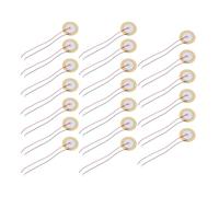 GALPADA 20 Pezzi Buzzer Piezoelettrico in Rame con Disco Ceramico per Sistemi di Sicurezza, Installazione Compatta e Basso Consumo Energetico