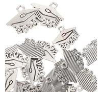 GALPADA 20 Pezzi Ciondoli Cappello da Laurea 2024 in Lega Argento per Back To School Party, Facile da Usare per Braccialetti Fai da Te e Lavori Artigianali