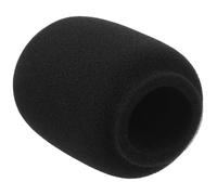 GALPADA 20 Pezzi Coperture Microfono Pop in Spugna Morbida Antivento e Antipop Protezione Rinforzata per Microfoni Nero Design Ingrandito e Spessore Aumentato Facile da Pulire e