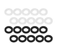GALPADA 20 Pezzi Cuscinetti per Tasti Tromba in Cotone Accessori per Strumenti a Fiato Facili da Usare per Riparazione e Fissaggio Chiavi Strumento Musicale