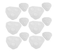 GALPADA 20 Pezzi Diamond Shape Silicone Epoxy Resin Jewelry Mold Flexible Gemstone Casting Molds For Diy Handmade Crystal Beads Crafting