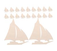 GALPADA 20 Pezzi Legno Vuote per Decorazioni Fai da Te Materiale Legno Naturale per Progetti Nautici Creatività per Casa e Ufficio per Attività