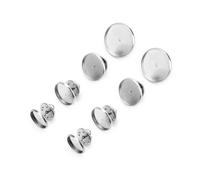 GALPADA 20 Pezzi Spilla Rotonde in Acciaio per Accessori da Te Supporto Badge per Spille Personalizzate Resistente e Facile da Usare per e Ragazze