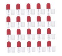 GALPADA 20 pezzi Tubi Vuoti Lucidalabbra Trasparenti Contenitori Refill per Balsamo Labbra Plastica Resistente Design Mini Facile da Usare per Cosmetici Fai da Te
