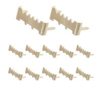 GALPADA 200 Ganci per Quadri a Dente in Metallo Dorato, Supporto per Cornici in Cartongesso da 1 Pollice, Facile Installazione senza Chiodi, per Appendere Poster e Specchi su