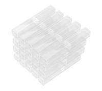 GALPADA 20pezzi Astuccio Trasparente per Penne Sfera Scatola Regalo per Penne Vuote Contenitore per Matite e Espositore Trasparente Leggero e Portatile