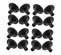 GALPADA 20pezzi Manicotti in Plastica Nera per Piatti Flangia Corta Accessori di Ricambio per Batteria Supporto per Piatti Parti di Batteria