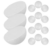 GALPADA 22pezzi Emisferi in Schiuma Non Finiti Modellini di Schiuma per Fai da Te Palline Semicircolari di Leggere e Piccole per Decorazioni e Progetti Artigianali