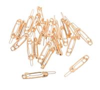 GALPADA 24 Pezzi Fermagli per in Metallo Dorato Fermacapelli Piatto Leggero per Sottili Clip French Hair Pin Eleganti e Traceless per Acconciature Quotidiane