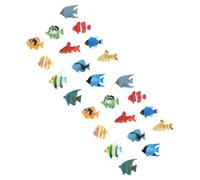 GALPADA 24 Pezzi Mini Statuette Pesci Tropicali in PVC per Acquario Decorazioni Realistiche per Vasche Compatte Accessori Marini Durevoli per Ambienti Acquatici Interni