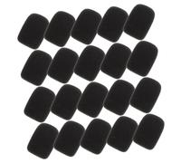 GALPADA 24pezzi Copri Microfono Spugna Morbida Compatibili Con Microfoni Headset e Auricolari Copertura Antivento Facile Da Sostituire e Pulire Accessorio Microfono Per Interviste Ktv e
