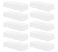 GALPADA 25 Pezzi Vassoio per Caricamento Reagenti da 50ml in Plastica Bianca Design ad Alta Capacità e Campionamento di Precisione per Laboratorio di Biologia Molecolare