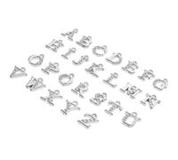 GALPADA 26 Pezzi Ciondoli Lettere in Lega Design Intagliato e Facile da Appendere, Accessori Pendenti per Gioielli DIY e Progetti Artigianali